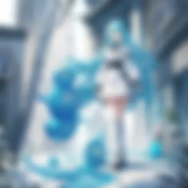 The Journey of Transformation Visual representation of a slime character embodying transformation and growth