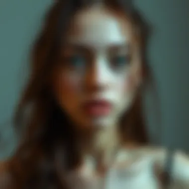 Juxtaposition of Beauty and Melancholy The juxtaposition of beauty and melancholy in art.