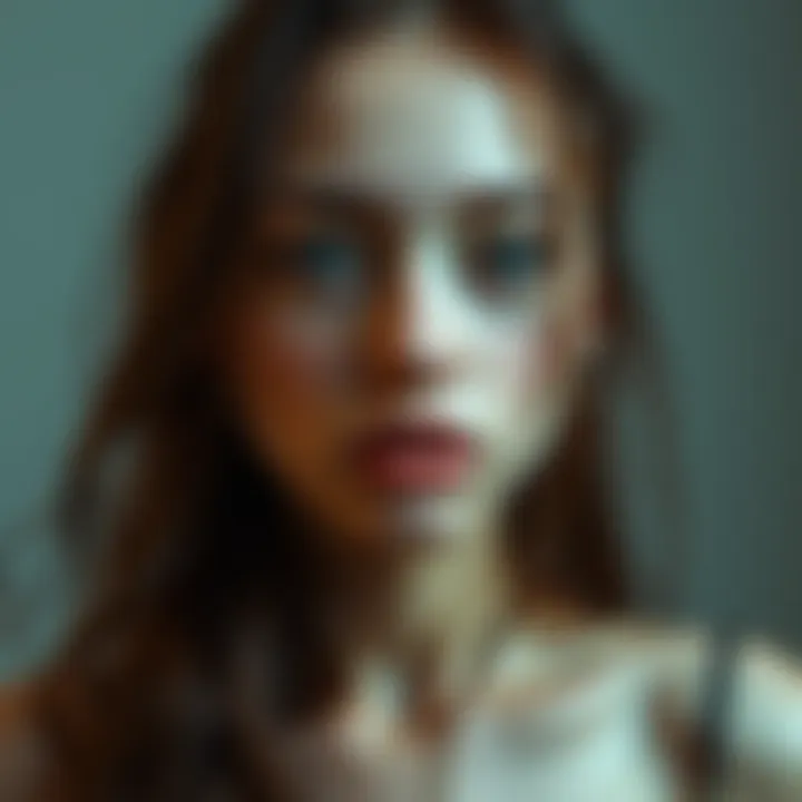 Juxtaposition of Beauty and Melancholy The juxtaposition of beauty and melancholy in art.