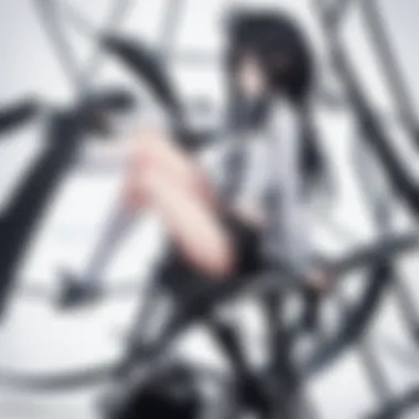 Challenging Societal Norms A visual representation of societal norms being challenged in Shimoneta.