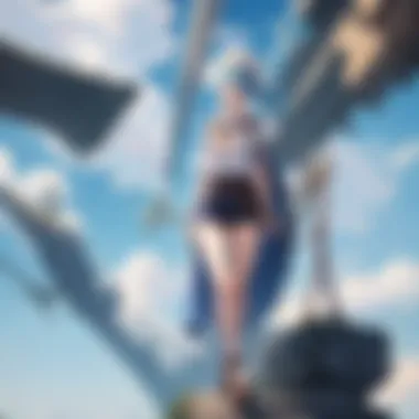 Unity Among Friends in Adventure Luffy and the Straw Hat Pirates in a moment of camaraderie during their Skypia adventure