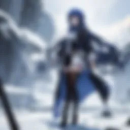 A stunning landscape from the Underworld in Sword Art Online: Alicization