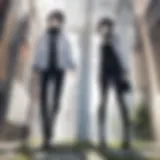 A symbolic representation of messengers in anime