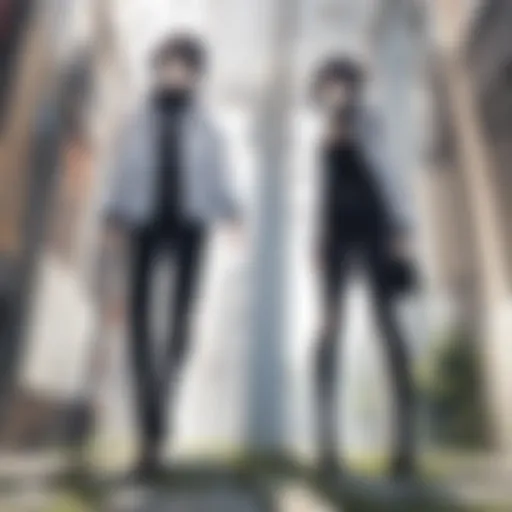 A symbolic representation of messengers in anime