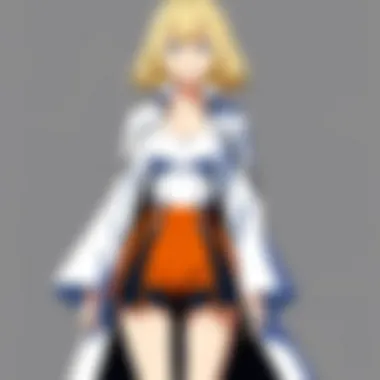 Anime Inspired Fashion Design An exquisite display of fashion design inspired by anime aesthetics