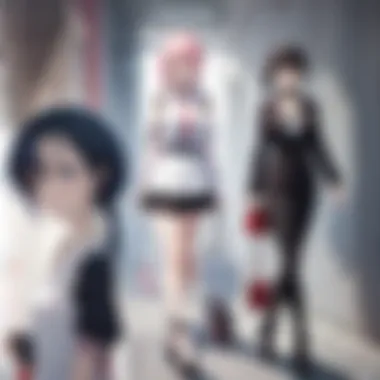 Iconic Styles of Anime Characters A collage of famous anime characters known for their iconic styles