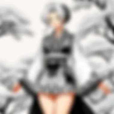 Cultural Heritage in Manga Fashion A vibrant manga character showcasing traditional Japanese attire, embodying cultural heritage.