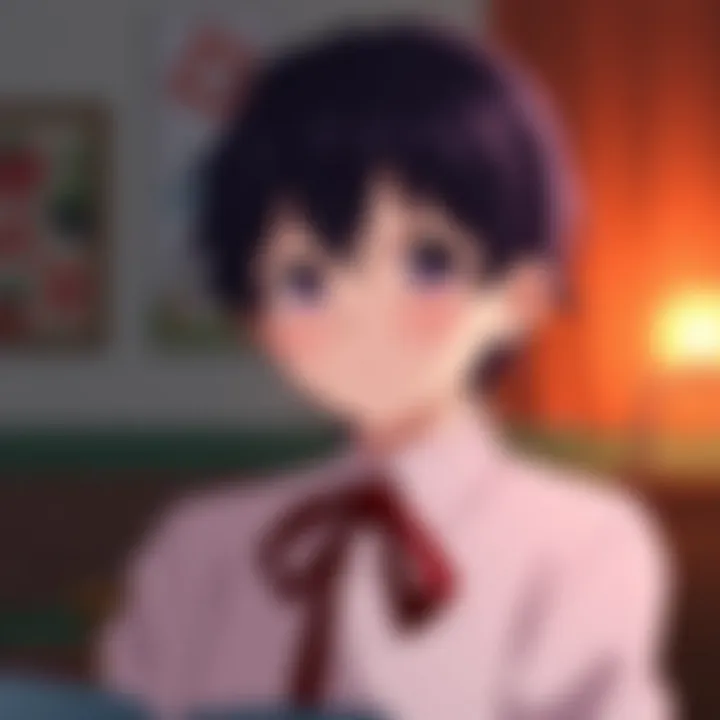 A still from an original Netflix anime production showcasing unique art style.