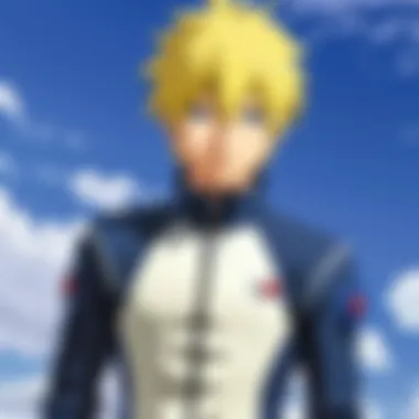 Depth of Character: Minato's Complexity A contemplative portrait of Minato reflecting his complexity
