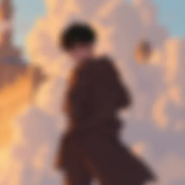 The protagonist's journey through various forms in the series