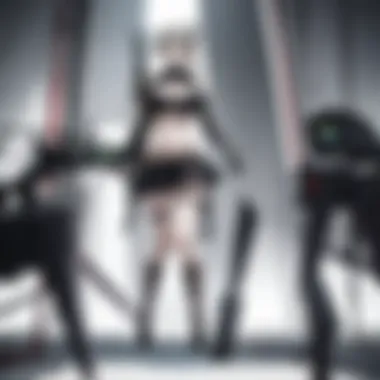 Thematic Battle Scene in Trinity Seven An illustration of a significant battle scene that highlights the thematic elements of the series.