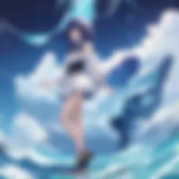 Visual representation of fendir in anime narratives