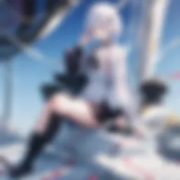 The protagonist encountering a supernatural entity