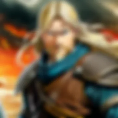 Epic Battles in Vinland Saga A dramatic scene showcasing the epic battles in Vinland Saga