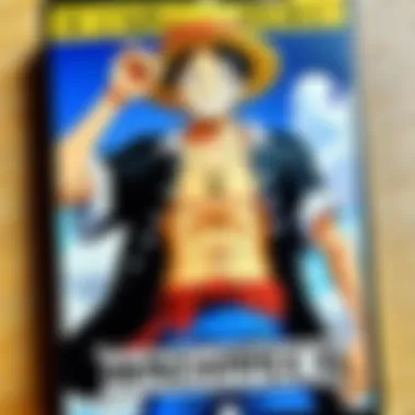 One Piece DVD Collection A close-up of a One Piece DVD collection, highlighting physical media options